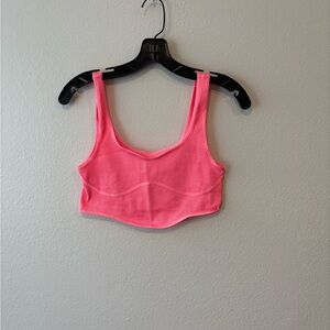 Vibrant Pink Crop Top